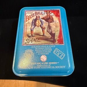 Home Baseball Game Vintage Game Series Tin New York Historical Society